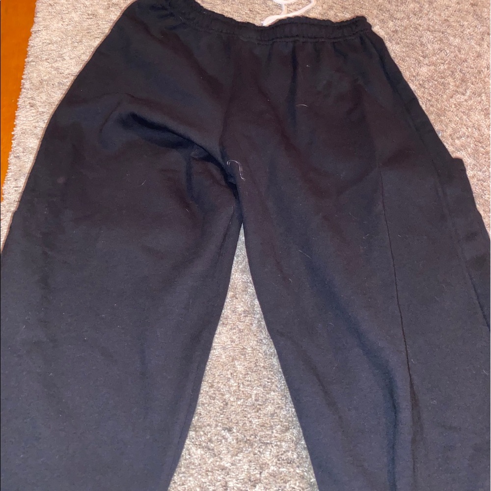 Black sweat pants